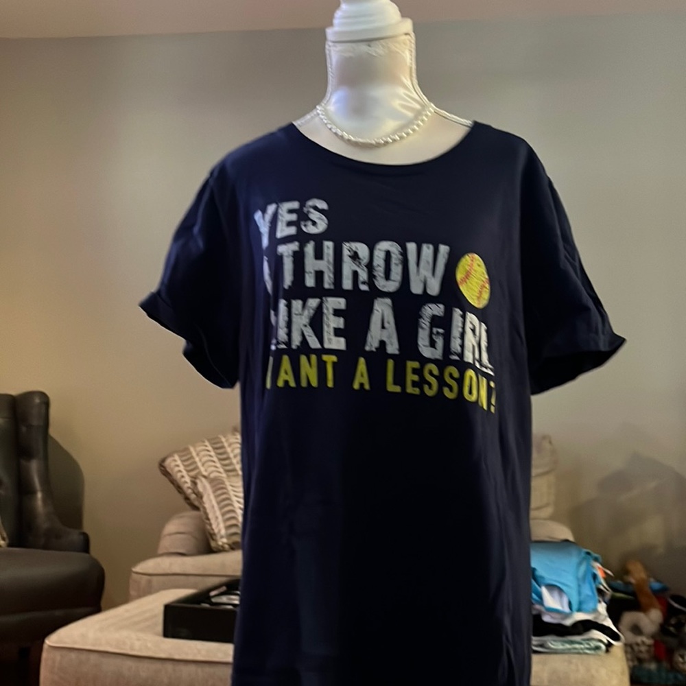 Yes I throw like a girl want a lesson (never worn)